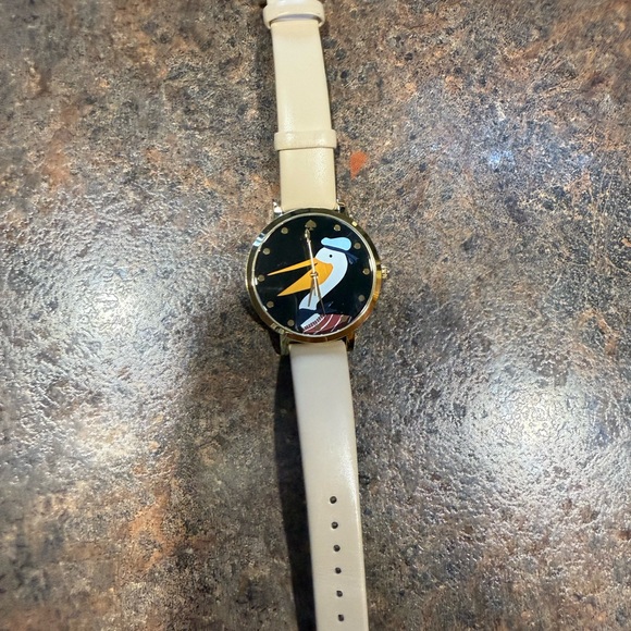 Kate Spade Percy the Pelican Metro Watch - like new-needs battery - Picture 1 of 4
